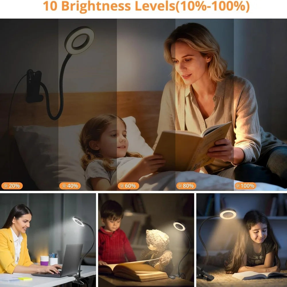 Ring Clamp LED Desk Lamp