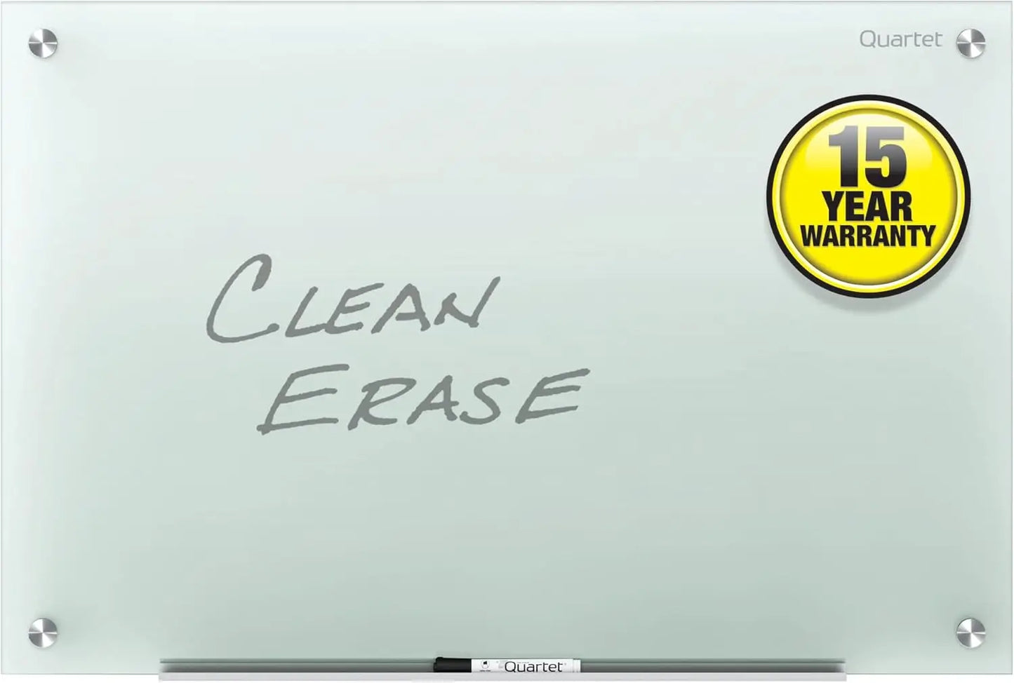 Premium Frosted Glass Dry Erase Board – 4' x 3' Modern Planning Board