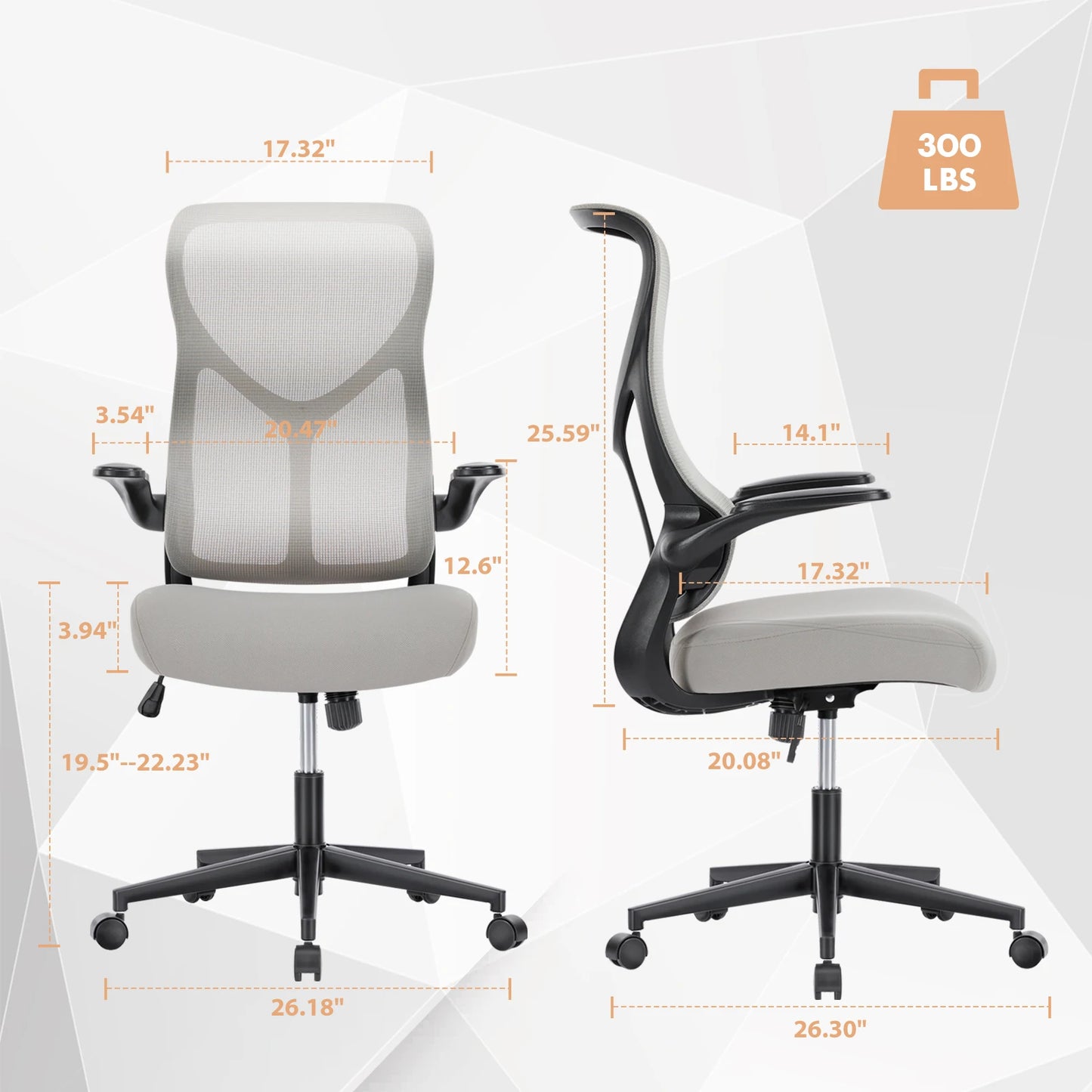 Lumbar-Pro Mesh Desk Chair