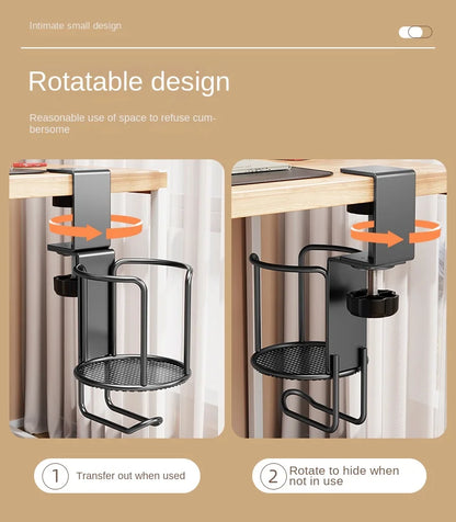 Desk Cup Holder with Headphone Hanger