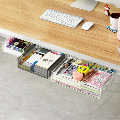 No-Drill Under-Desk Drawer