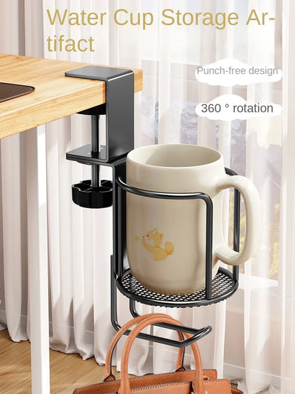 Desk Cup Holder with Headphone Hanger