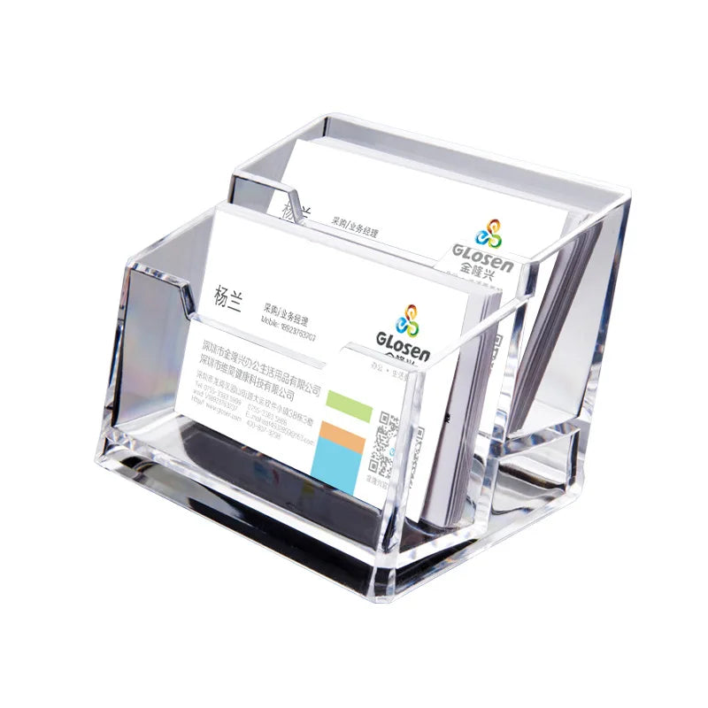 ClearSlot Acrylic Business Card Case