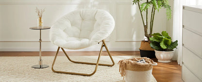 Alpine Faux Fur Saucer Chair