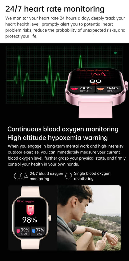 Health Smartwatch: BP, ECG, HRV & SpO2 Tracker