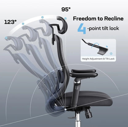 6D Armrest Office Chair