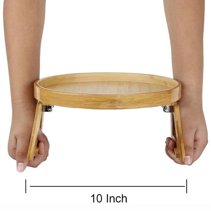 Wooden Sofa Arm Clip-On Tray