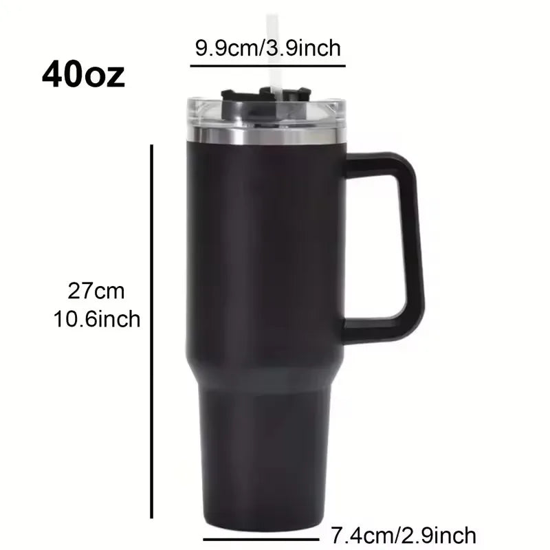Insulated Water Cup with Straw