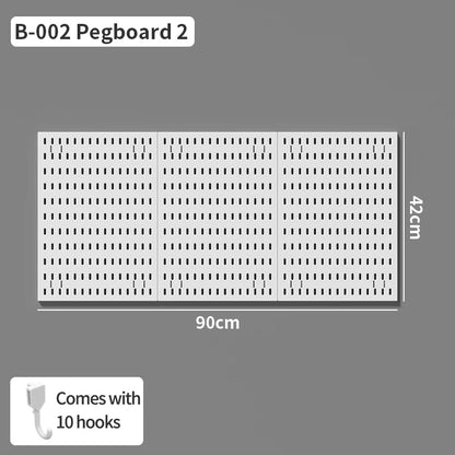 No-Holes Wall Pegboard Organizer