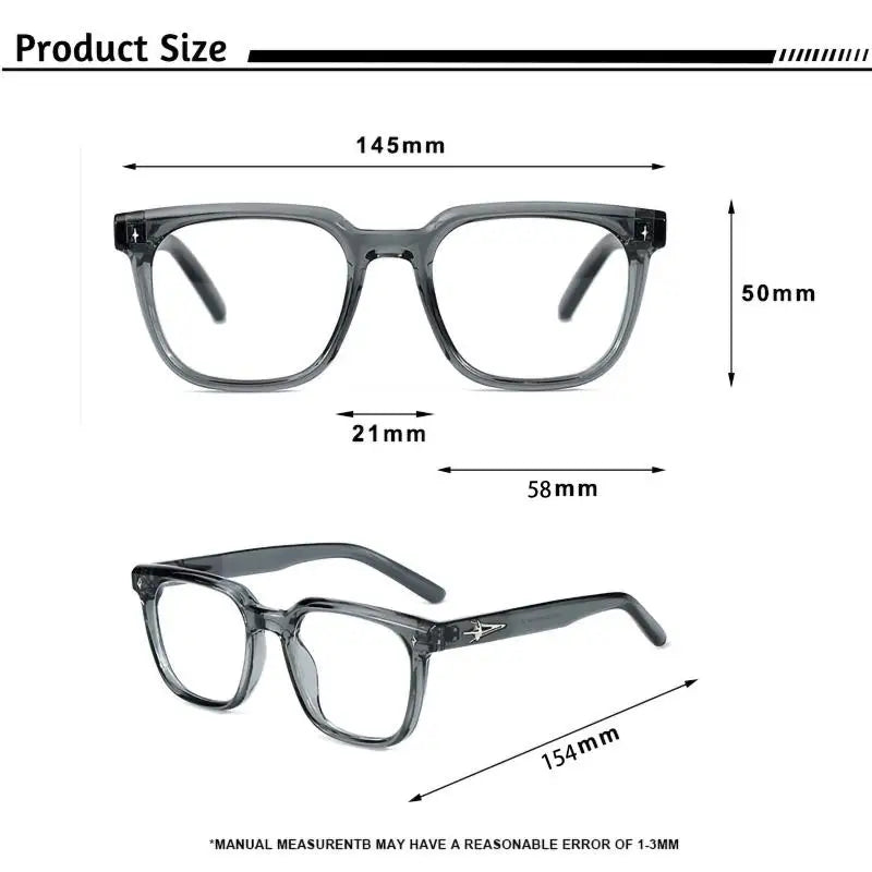 HBK Square Blue Light Glasses
