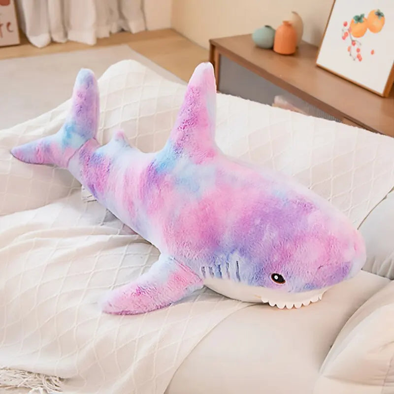 Purple Shark Plush Toy - 30cm