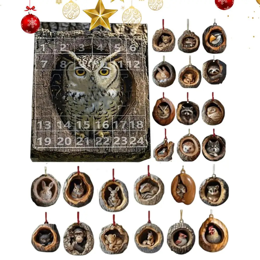 Cat Countdown Advent Ornament Calendar