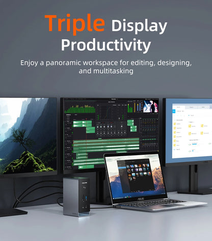 CABLETIME 16-in-1 Docking Station