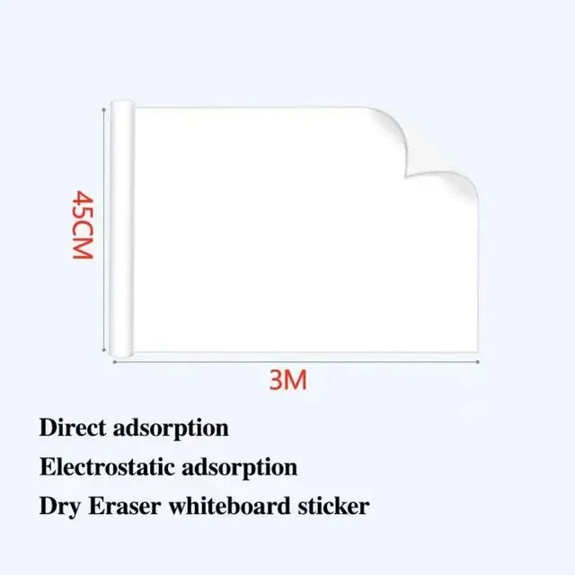 StaticBoard Reusable Whiteboard Film