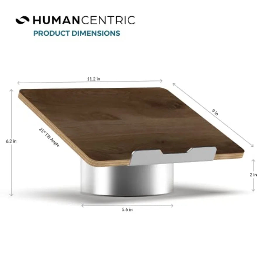 Adjustable Wood Laptop Stand for Desk