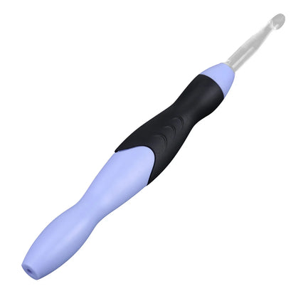 LED Light-Up Crochet Hook Set, USB Rechargeable