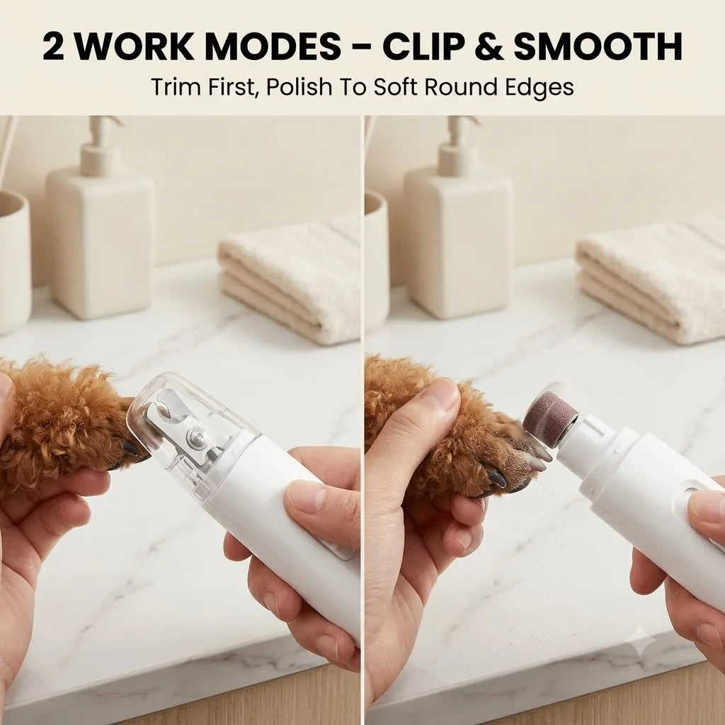 2-in-1 LED Pet Nail Clipper & Grinder