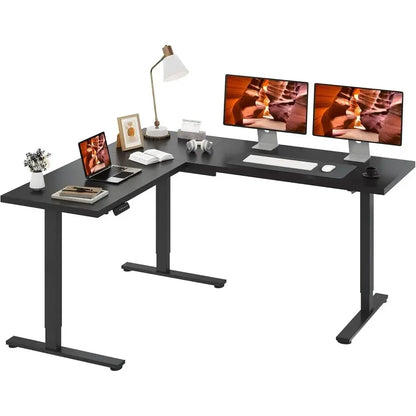 Aventra L-Shaped Electric Standing Desk