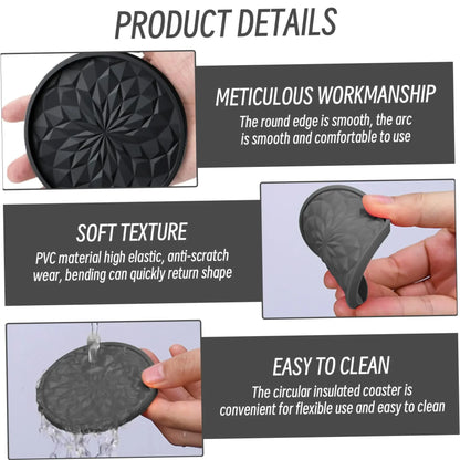 Silicone Round Coaster Set