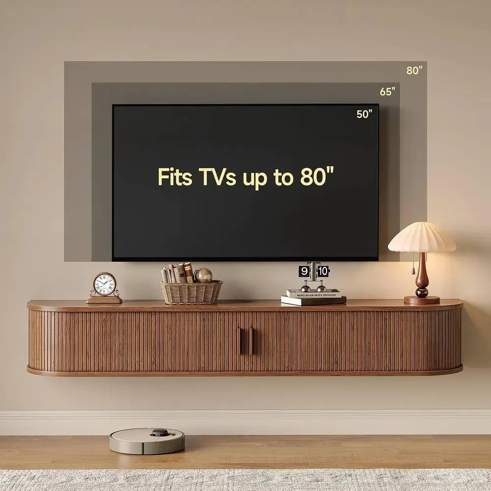 Floating LED TV Stand
