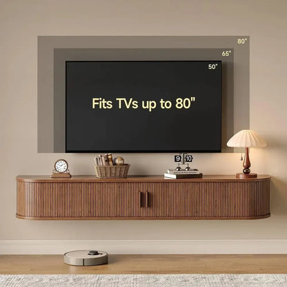 Floating LED TV Stand