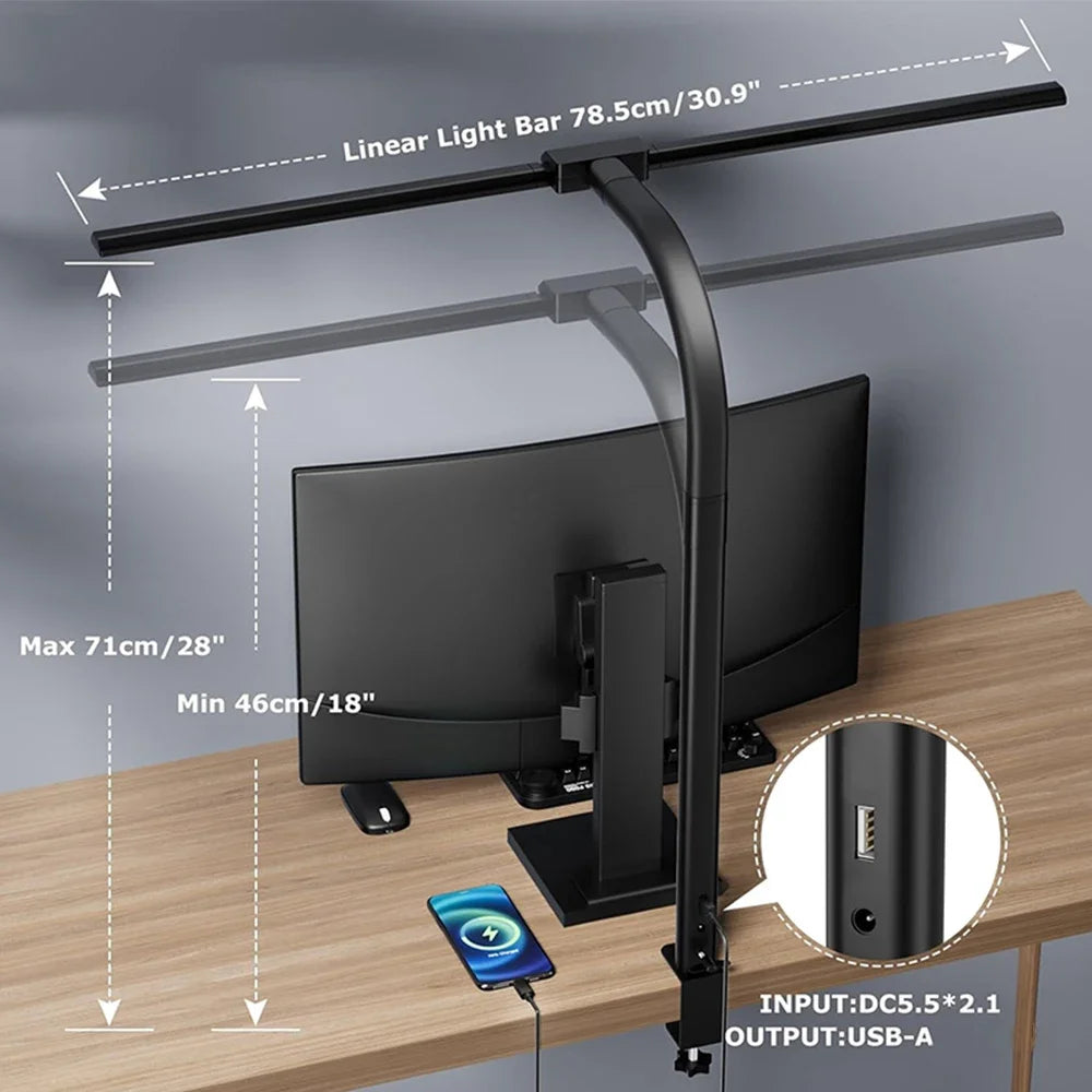 Double Head Architect Desk Lamp