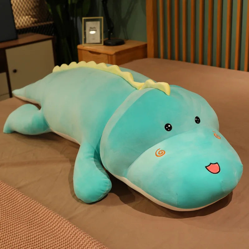 80cm Dinosaur Plush Pillow - Soft Cuddly Kids Toy
