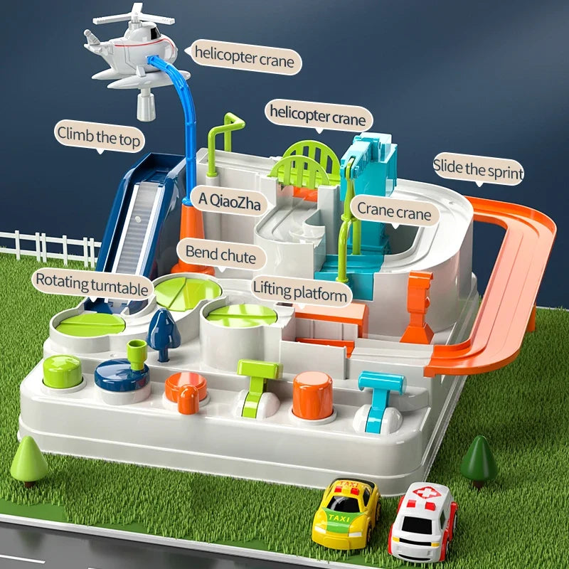 Urban Rescue Car Track Playset