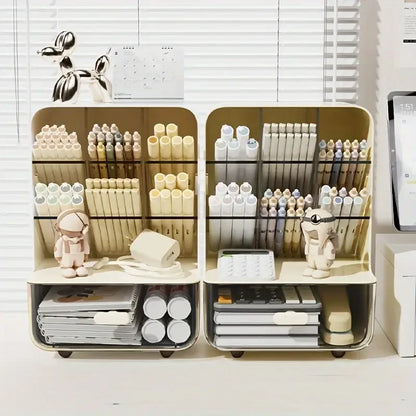 Multi-Layer Desk Organizer with Pencil Holder