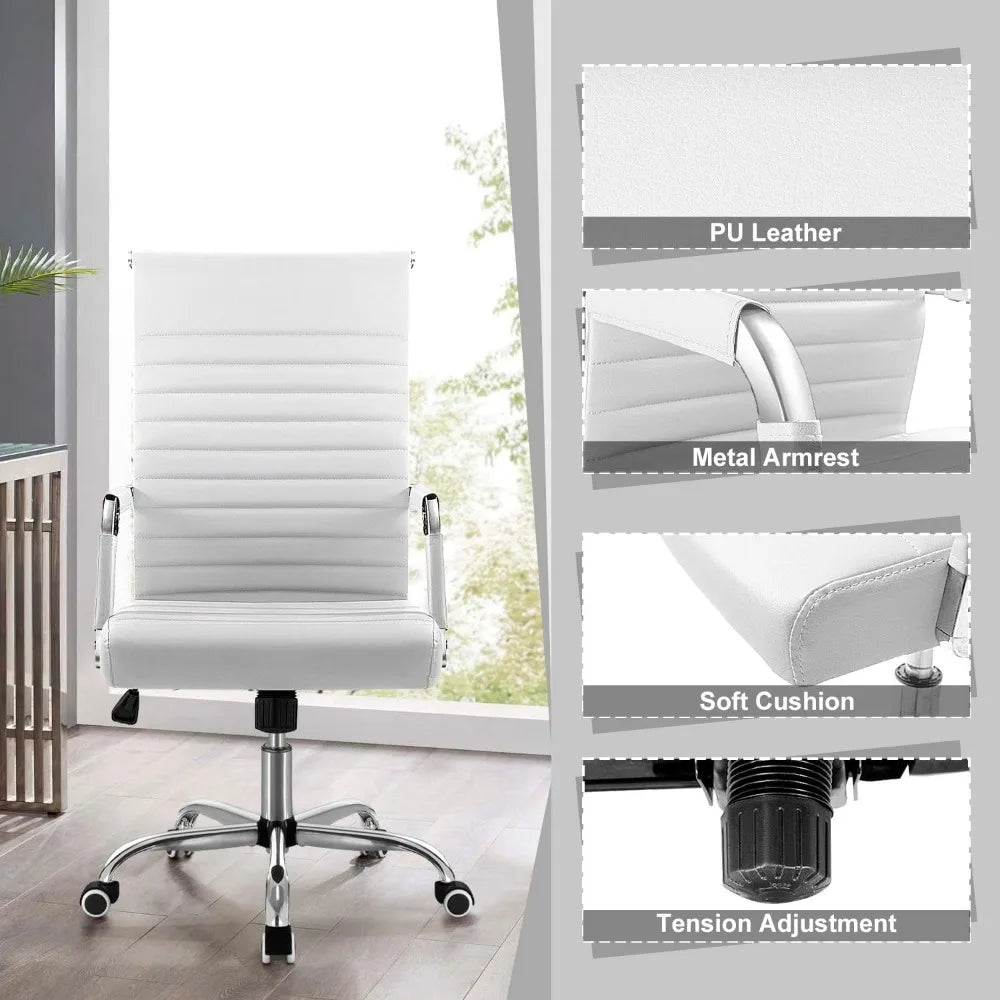 Modern White Office Chair