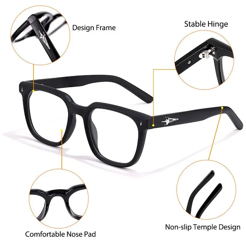 HBK Square Blue Light Glasses