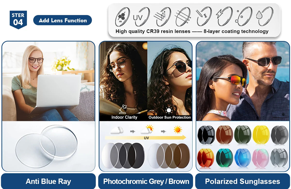 BLMUSA Titanium Reading Glasses