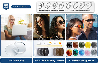 BLMUSA Titanium Reading Glasses
