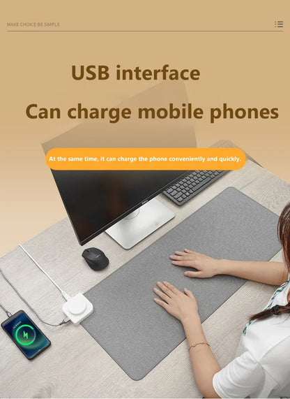 WarmDesk Electric Heated Mouse Pad