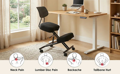 Fabric Ergonomic Kneeling Chair