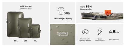 EZYPACK Vacuum Compression Backpack
