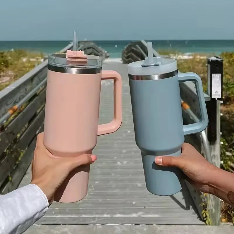 Insulated Water Cup with Straw