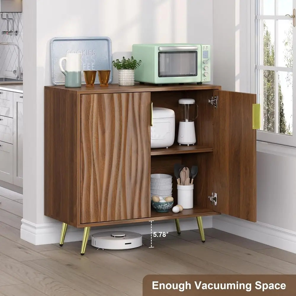 Walnut Buffet Sideboard