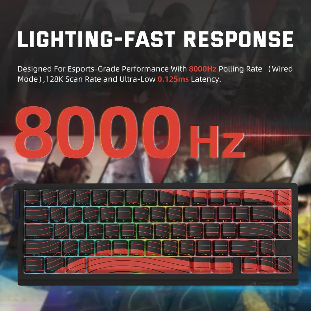 ATTACK SHARK X68PRO HE Wireless Keyboard