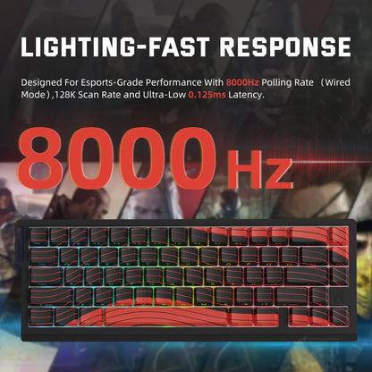 ATTACK SHARK X68PRO HE Wireless Keyboard