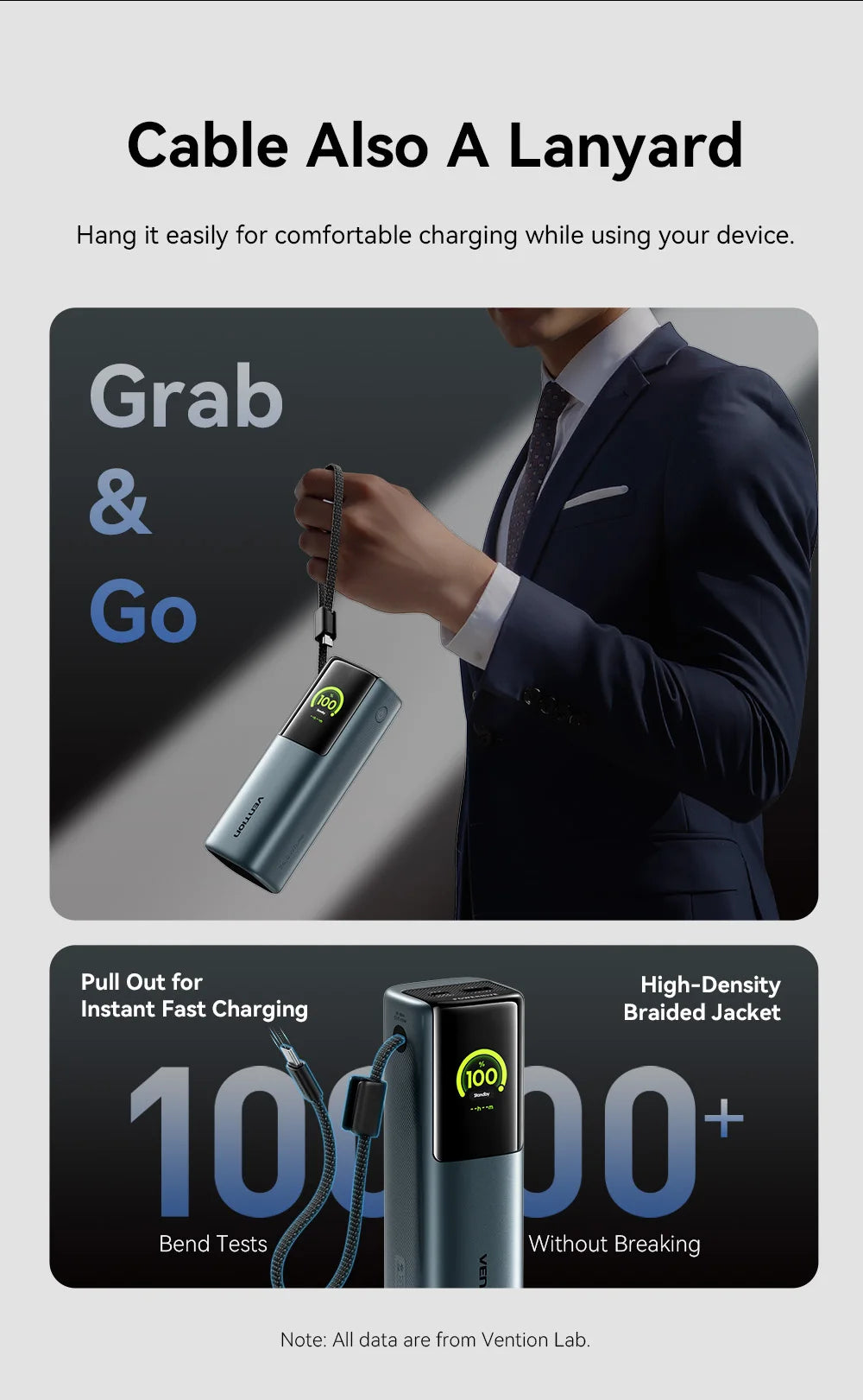 Vention 20000mAh Power Bank