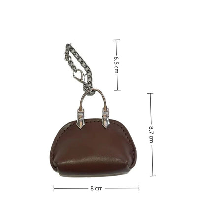 Mini Shell Coin Purse Keychain Charm