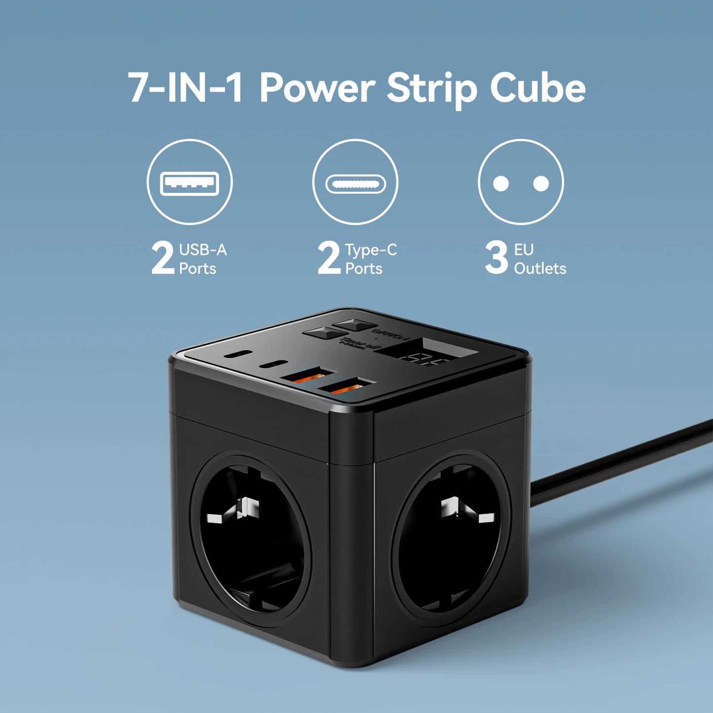 7-in-1 EU Power Strip