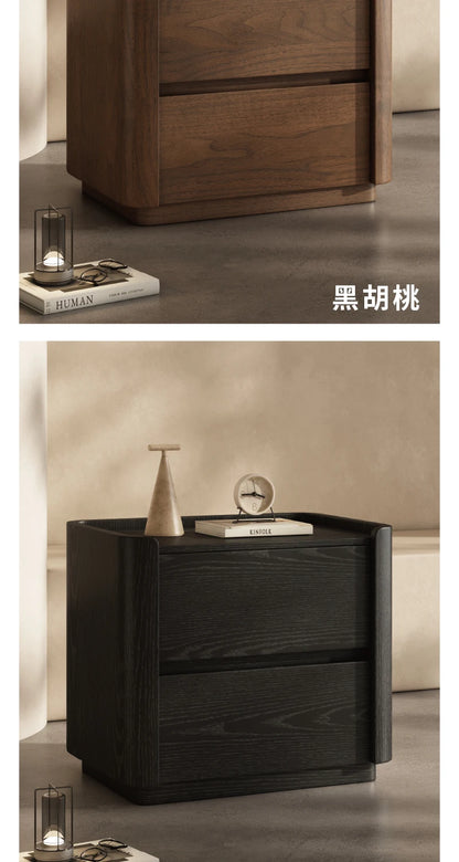 Modern Bedside Table with Integrated Storage