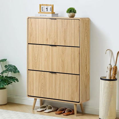 Slim 3-Tier Shoe Cabinet