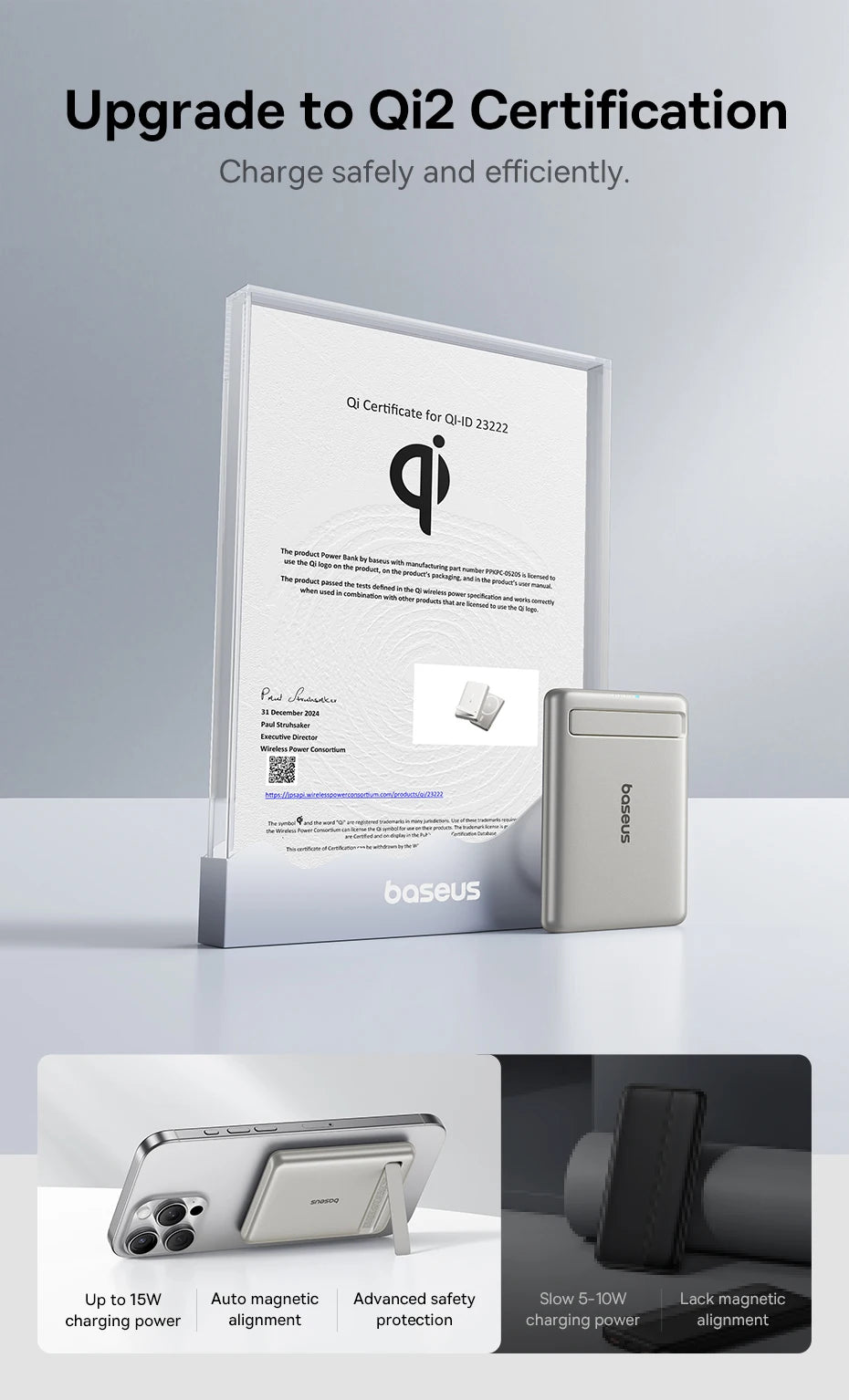 Baseus 5000mAh Wireless Power Bank