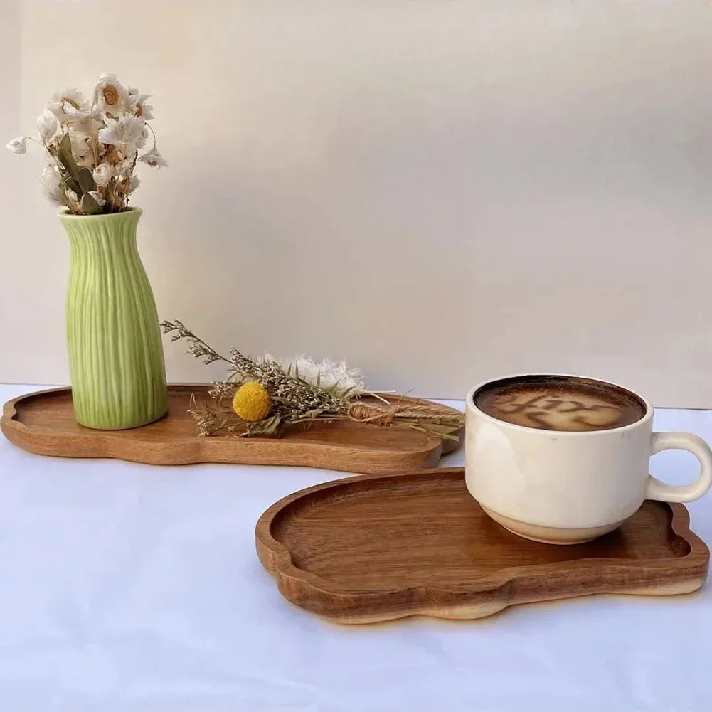 Acacia Wood Bathroom Sink Tray