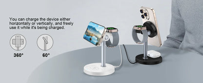 MagFusion Pro 3-in-1 Magnetic Wireless Charging Station