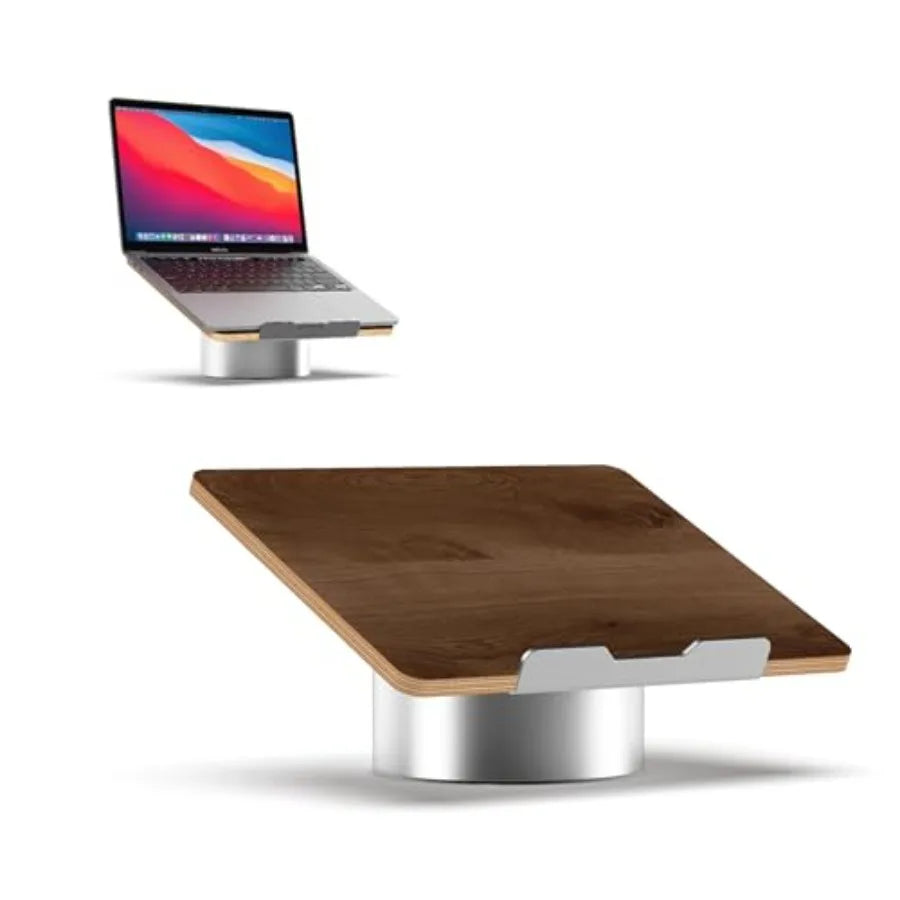 Adjustable Wood Laptop Stand for Desk