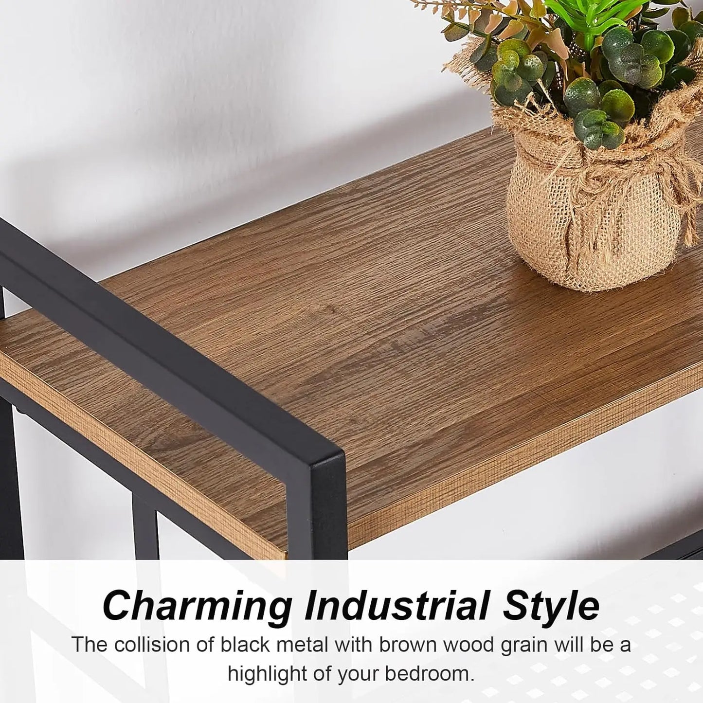 Vertex Industrial 7-Tier Display Bookshelf